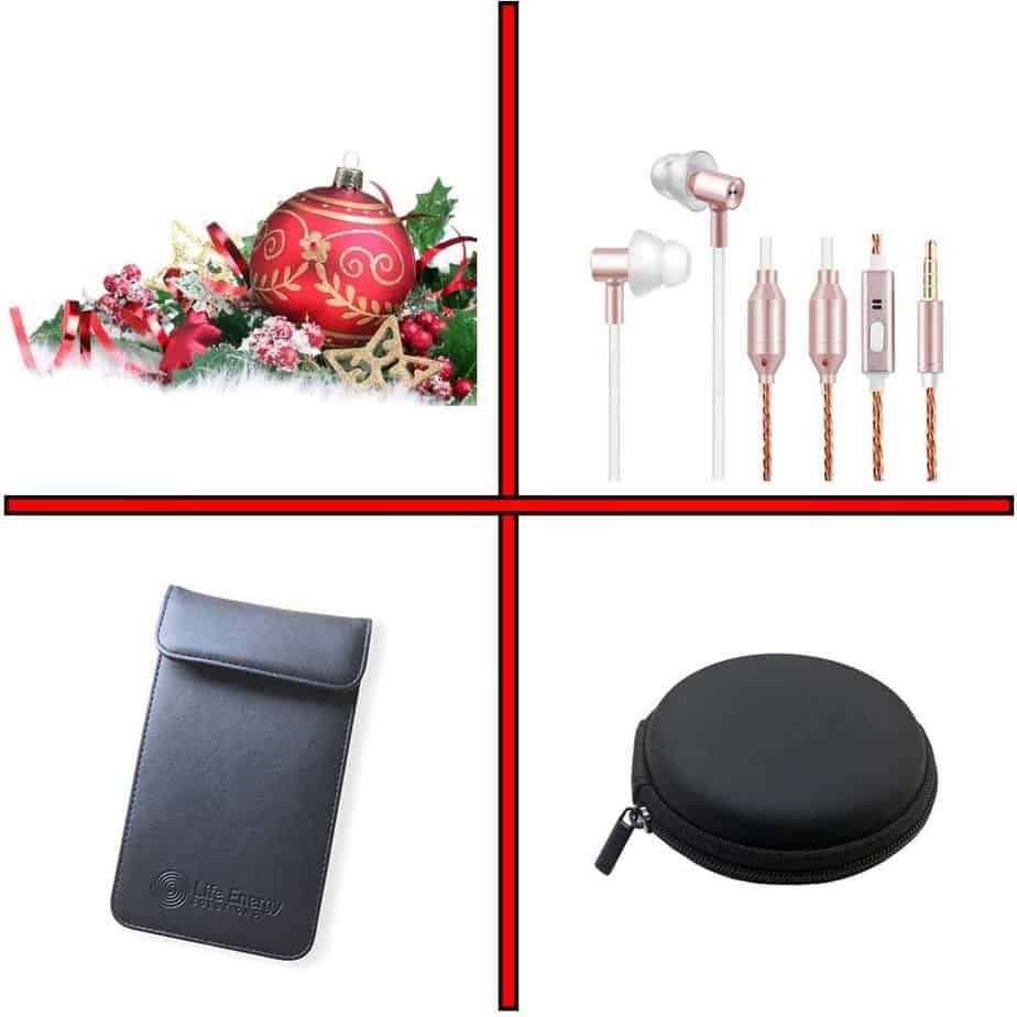 xmas pack 5 EMF Free headphone package