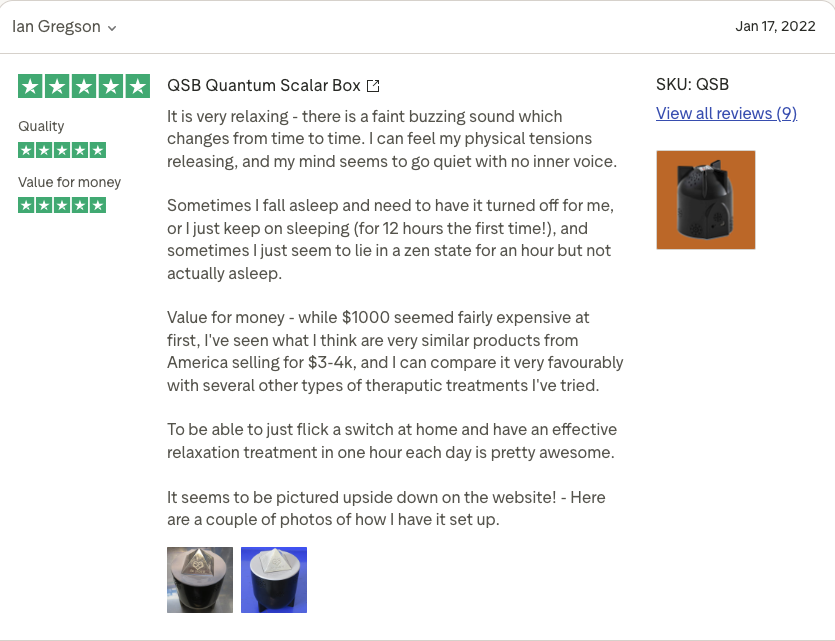 QSB Trustpilot testimonial