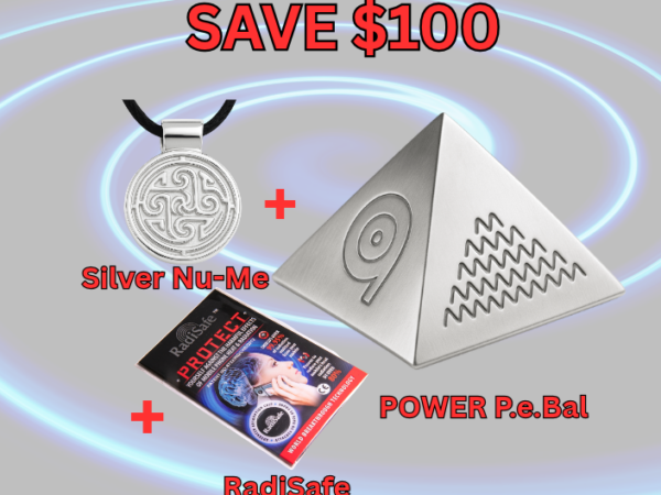 Silver Nu-Me POWER Pebal and RadiSafe offer